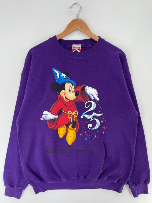 90's DISNEY MICKEY Made in USA Size L Vintage Sweat-shirt / G5075S