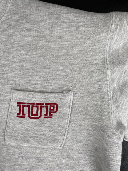 90's IUP Made in USA Size L Vintage College Sweat shirt / G2893S