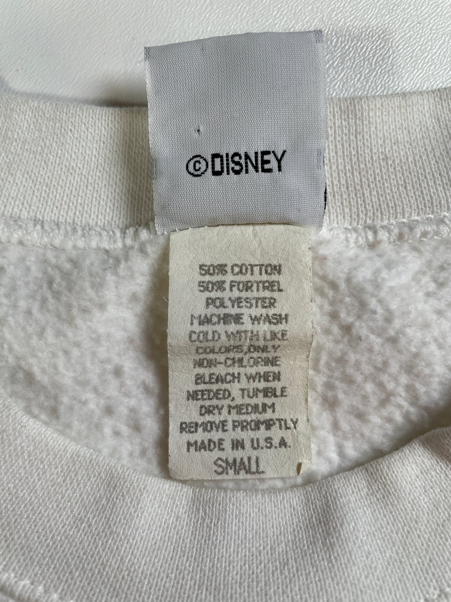 90's DISNEY MINNIE Made in USA Size S Vintage Sweat-shirt / F4838S