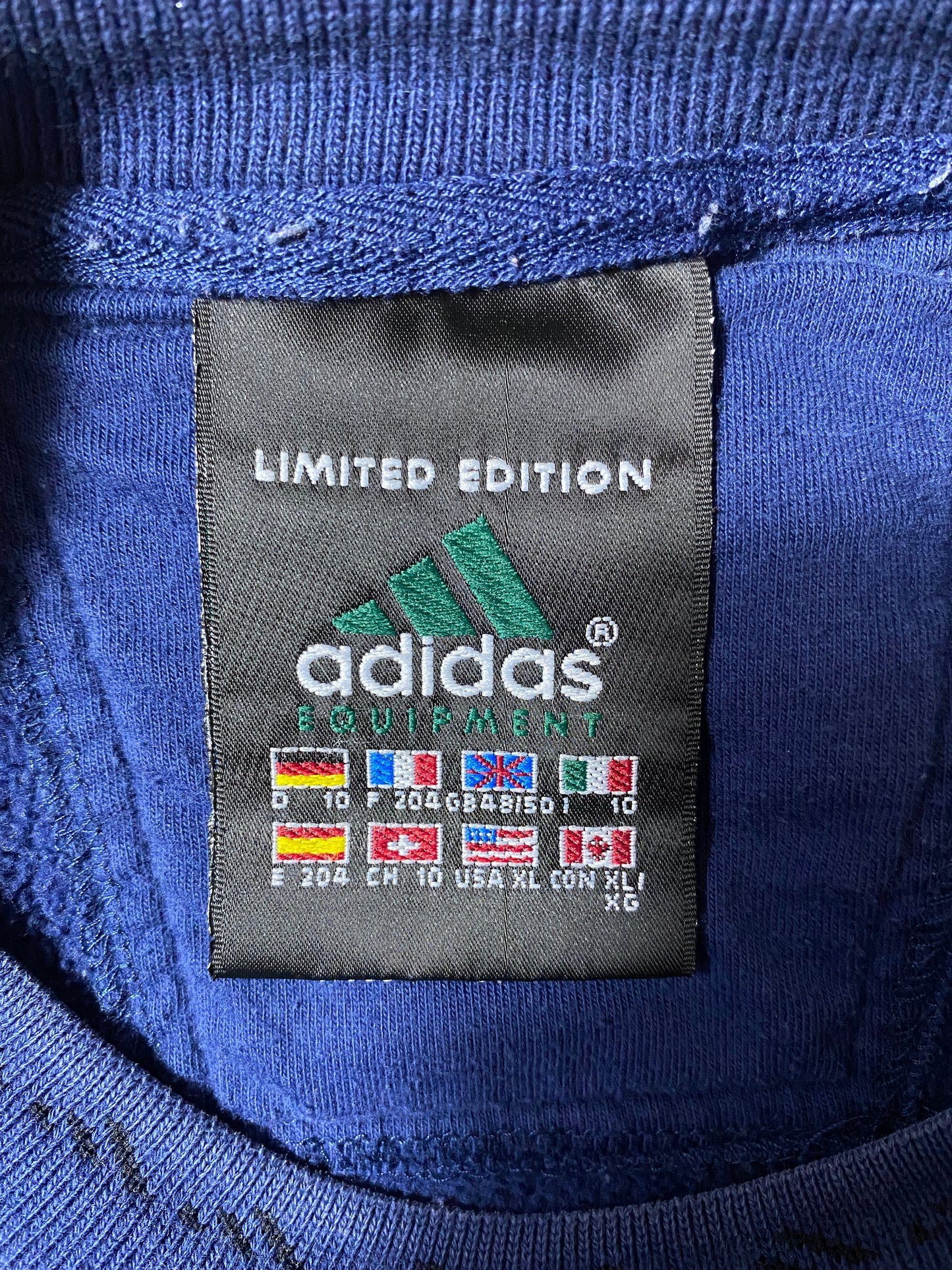 .90's ADIDAS EQUIPMENT Size XL Vintage Sweat-Shirt / F3012S