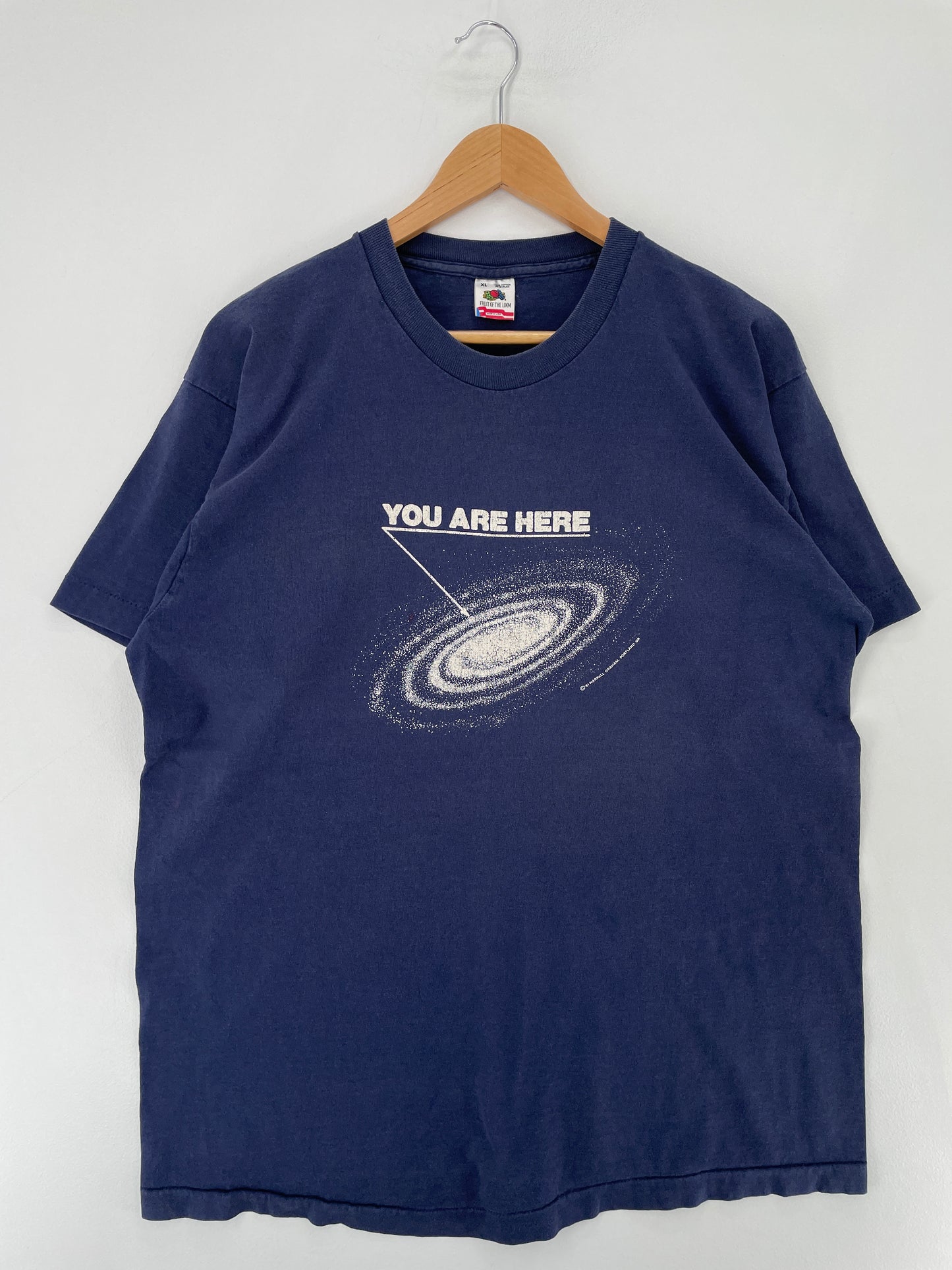 90's YOU ARE HERE Made in USA Size XL Vintage T-Shirt / E6831T