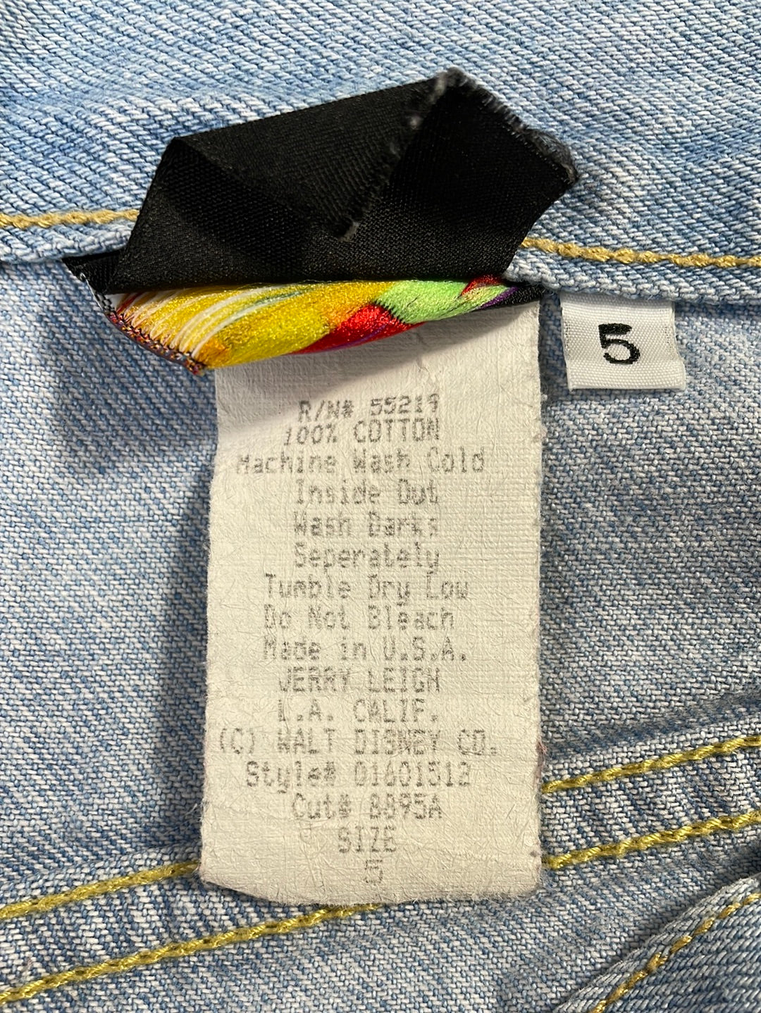 90's DISNEY MICKEY MINNIE GOOFY Made in USA Size W28xL29 Vintage Denim Pants / E7130P