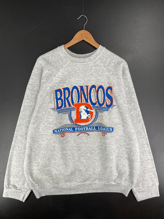 90's DENVER BRONCOS Made in USA Size XXL Vintage NFL Sweat-shirt / F1727S