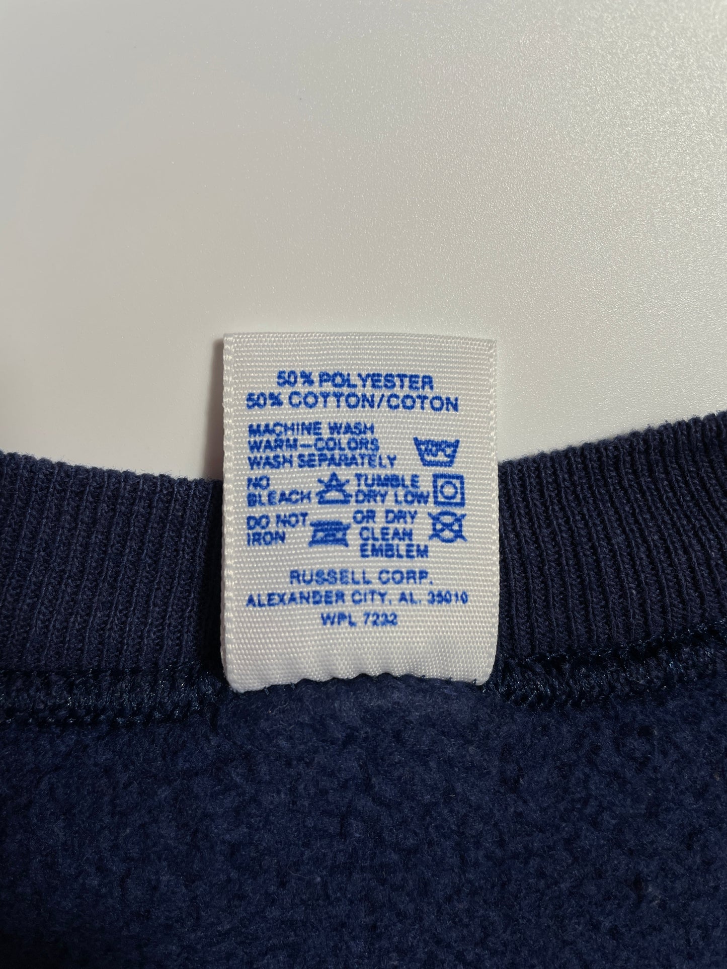 90's RUSSELL x GREYHOUND FOOTBALL Made in USA Size XL College Sweat-Shirt / F3992S