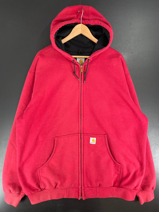 Vintage CARHARTT Size XL Zip-up Hoodie Sweat-Shirt / F230S