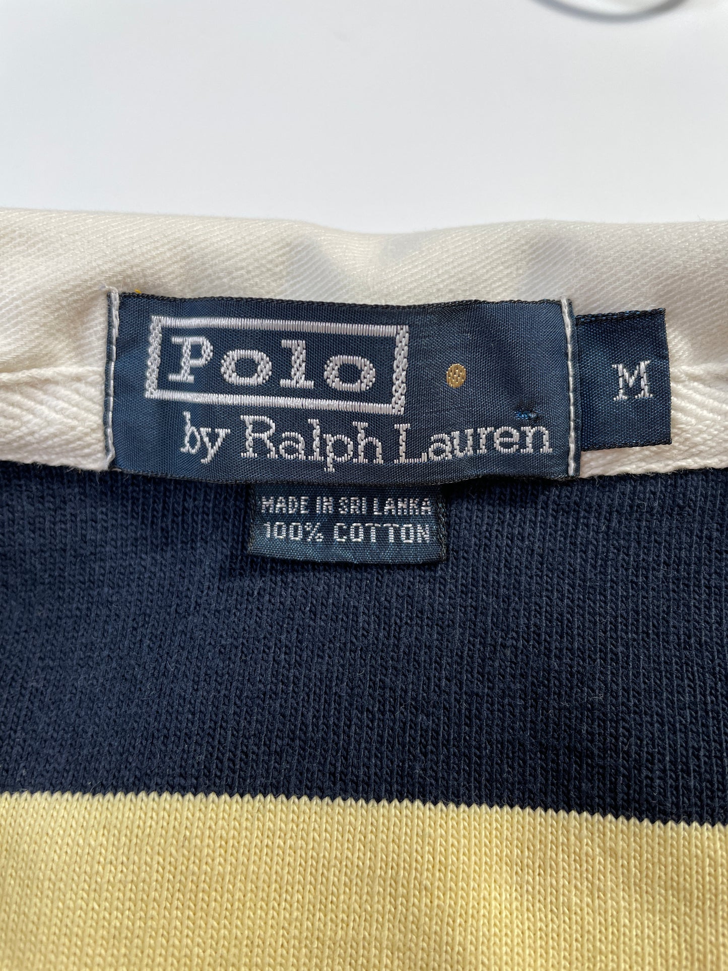 90's POLO RALPH LAUREN Size M Vintage Rugby Shirt / E7176R