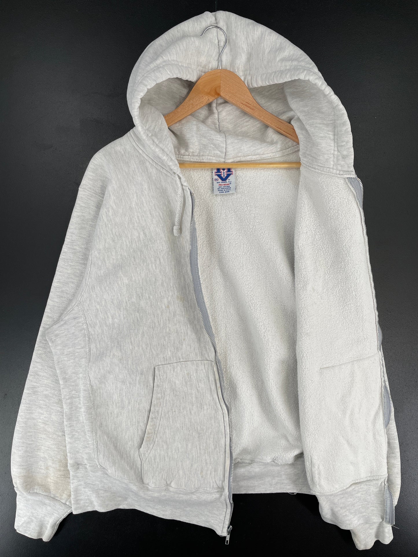 90's BOSTON COLLEGE EAGLES Made in USA Size XXL Vintage College Hoodie Zip-up Sweat-Shirt / F1364S