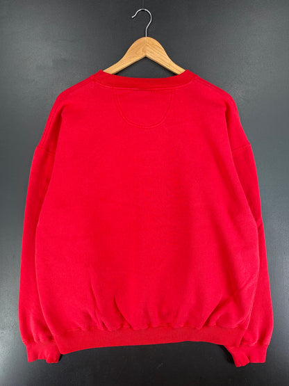 90’s NEBRASKA HUSKERS Size XL College Sweat-shirt / E8733S