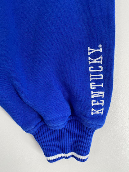 Vintage NIKE x UNIVERSITY OF KENTUCKY Size L Vintage College Half Zip Sweat-Shirt / F5639S
