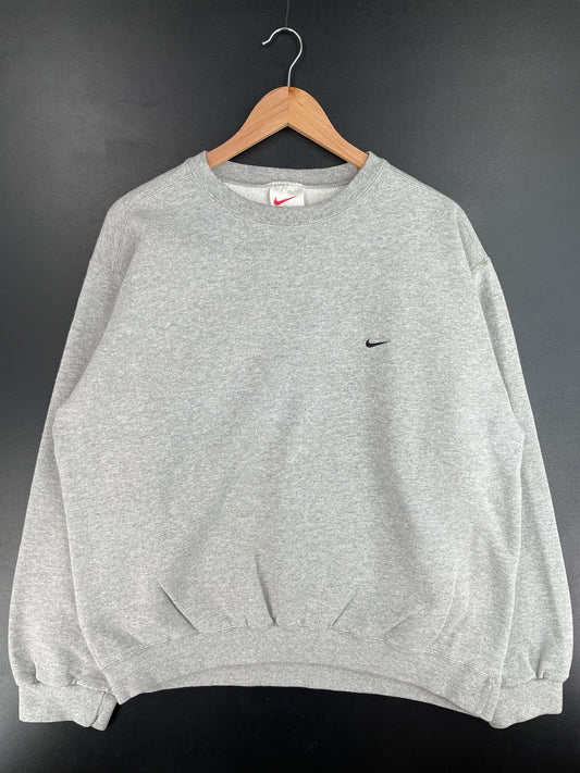 90's NIKE MINI SWOOSH Made in USA Size L Vintage Sweat-shirt / F3120S