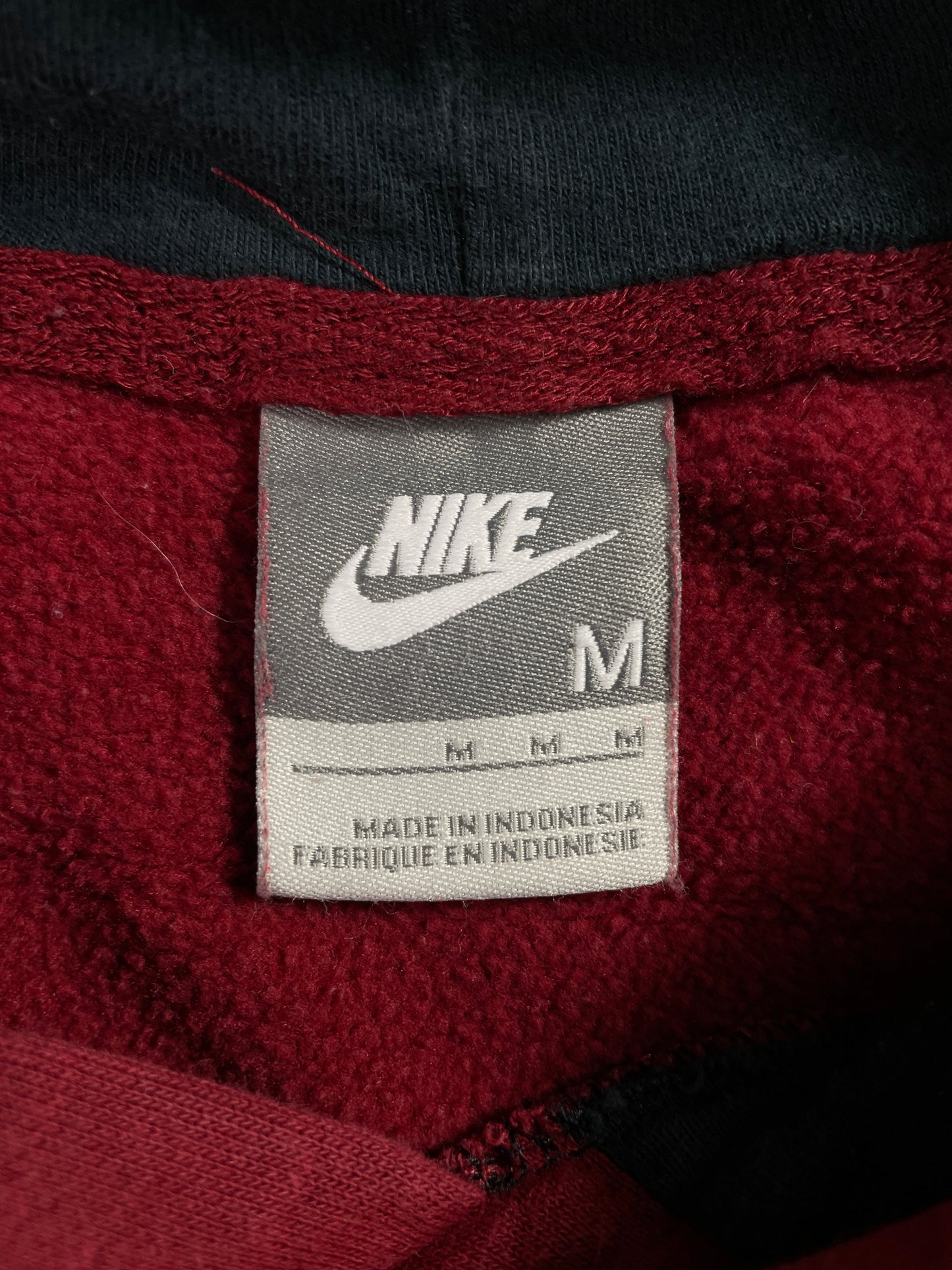 00' NIKE MINI SWOOSH Size M Vintage Hoodie Sweat-shirt / G5884S