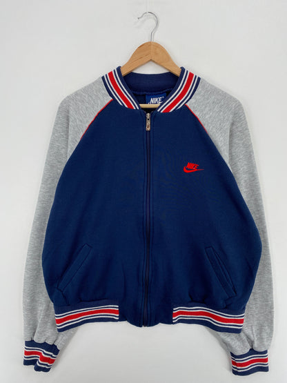 .80’s NIKE Size XL Vintage Zip Up Sweat shirt / F745S