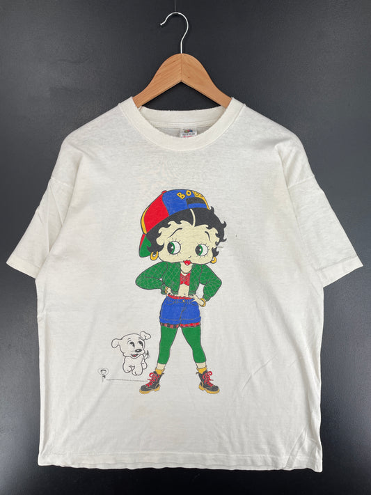 .90's BETTY BOOP Made in USA Size XL T-Shirt / E9298T