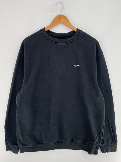 00' NIKE MINI SWOOSH Size L Vintage Sweat-Shirt / E9376S