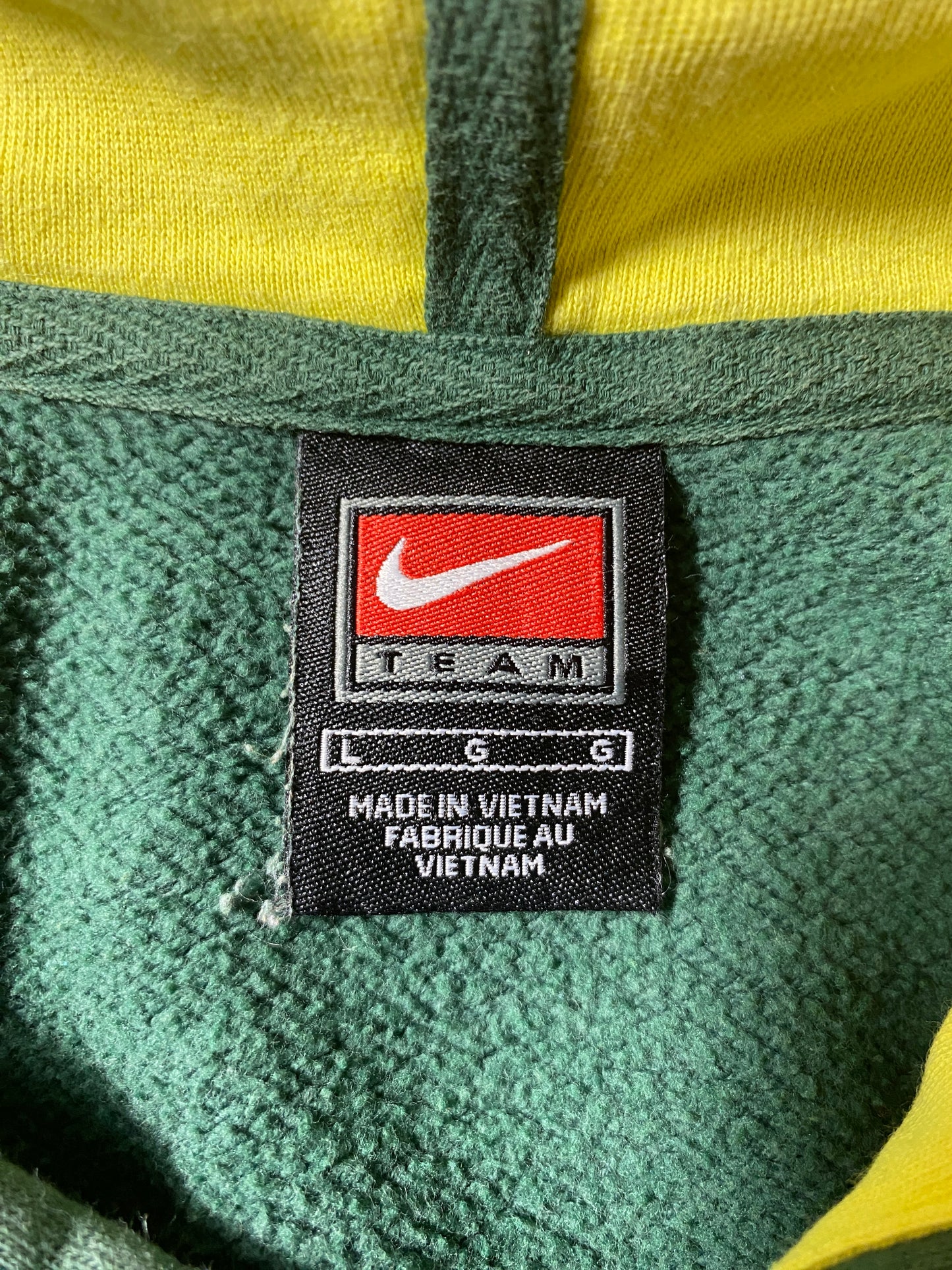 00' NIKE x OREGON Size L Vintage College Hoodie Sweat Shirt / F231S