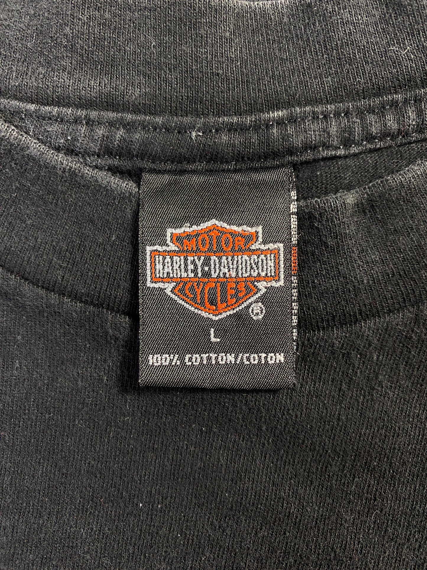1997 HARLEY DAVIDSON Made in USA Size L Vintage T-Shirt / E8562T