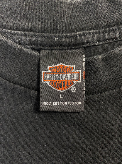 1997 HARLEY DAVIDSON Made in USA Size L Vintage T-Shirt / E8562T