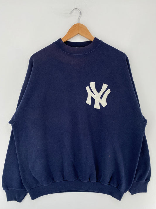 90’s NEW YORK YANKEES Size XL Vintage MLB Sweat-shirt / E7603S