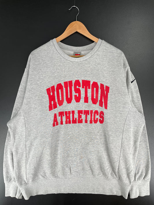 00' NIKE x HOUSTON Size XL Vintage College Sweat-Shirt / E7190S