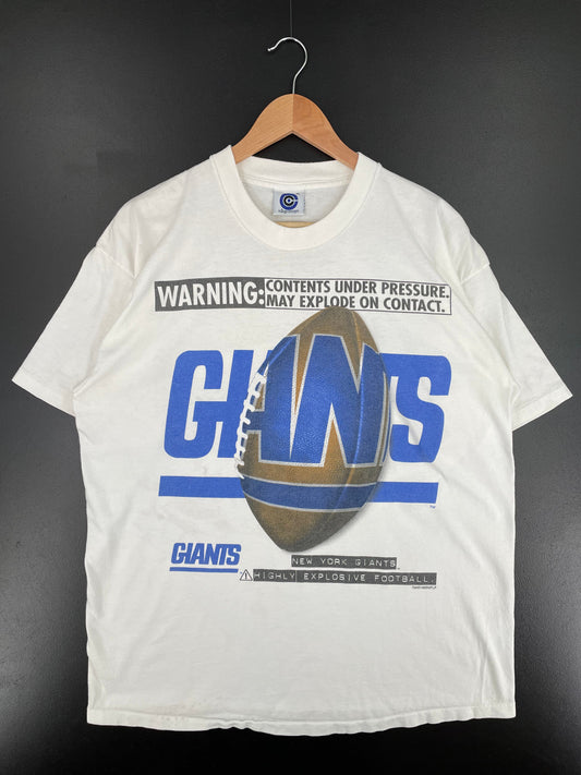 1995 NEW YORK GIANTS Made in USA Size XL Vintage NFL T-shirt / E9225T