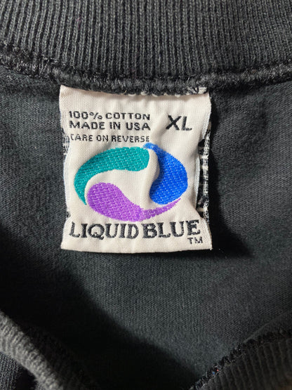 1997 LIQUID BLUE BULLDOG Size XL Made in USA Vintage T- shirt / E9730T