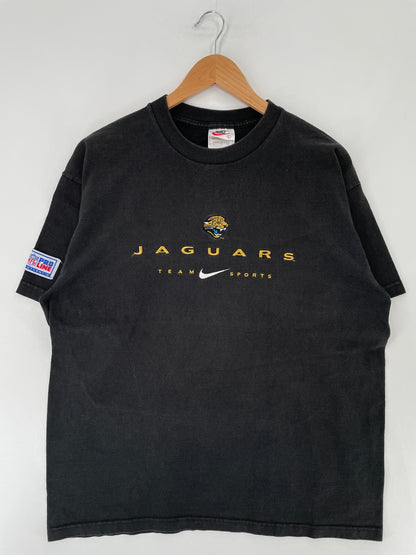 90's NIKE x JACKSONVILLE JAGUARS Made in USA Size L Vintage NFL T-shirt / E7142T