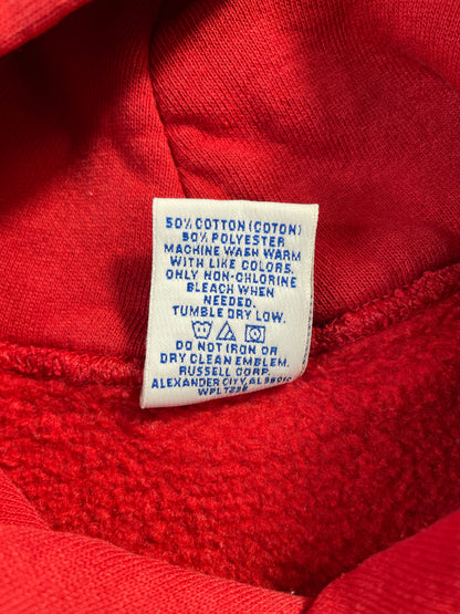 90's RUSSELL x ISU Size XL Vintage College Hoodie Sweat-shirt / E7700S