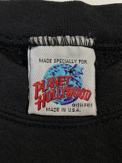 90's PLANET HOLLYWOOD Made in USA Size XL Vintage Sweat-Shirt / G6015S