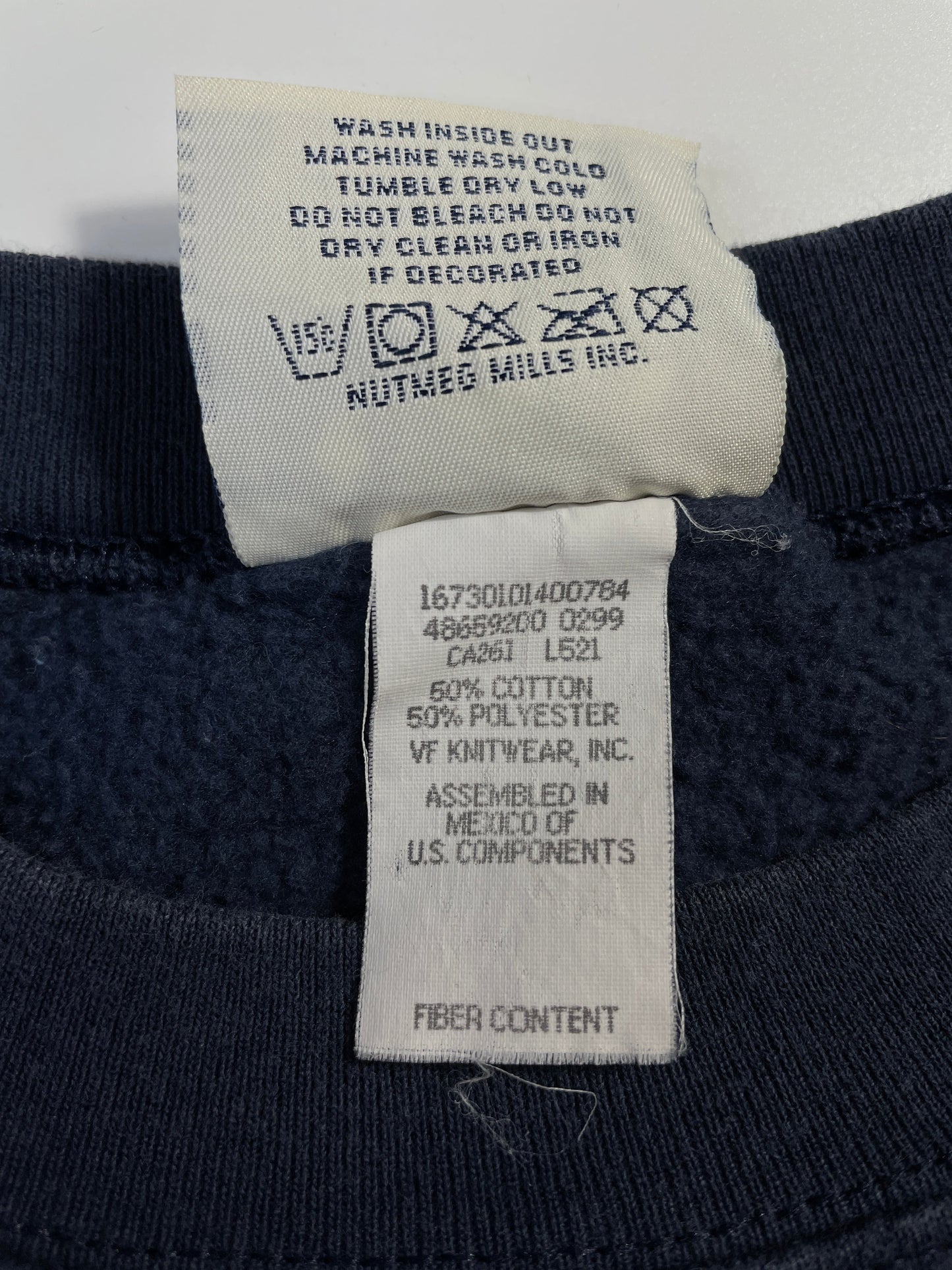 1999 NEW ENGLAND PATRIOTS Size M Vintage NFL Sweat-Shirt / F7856S