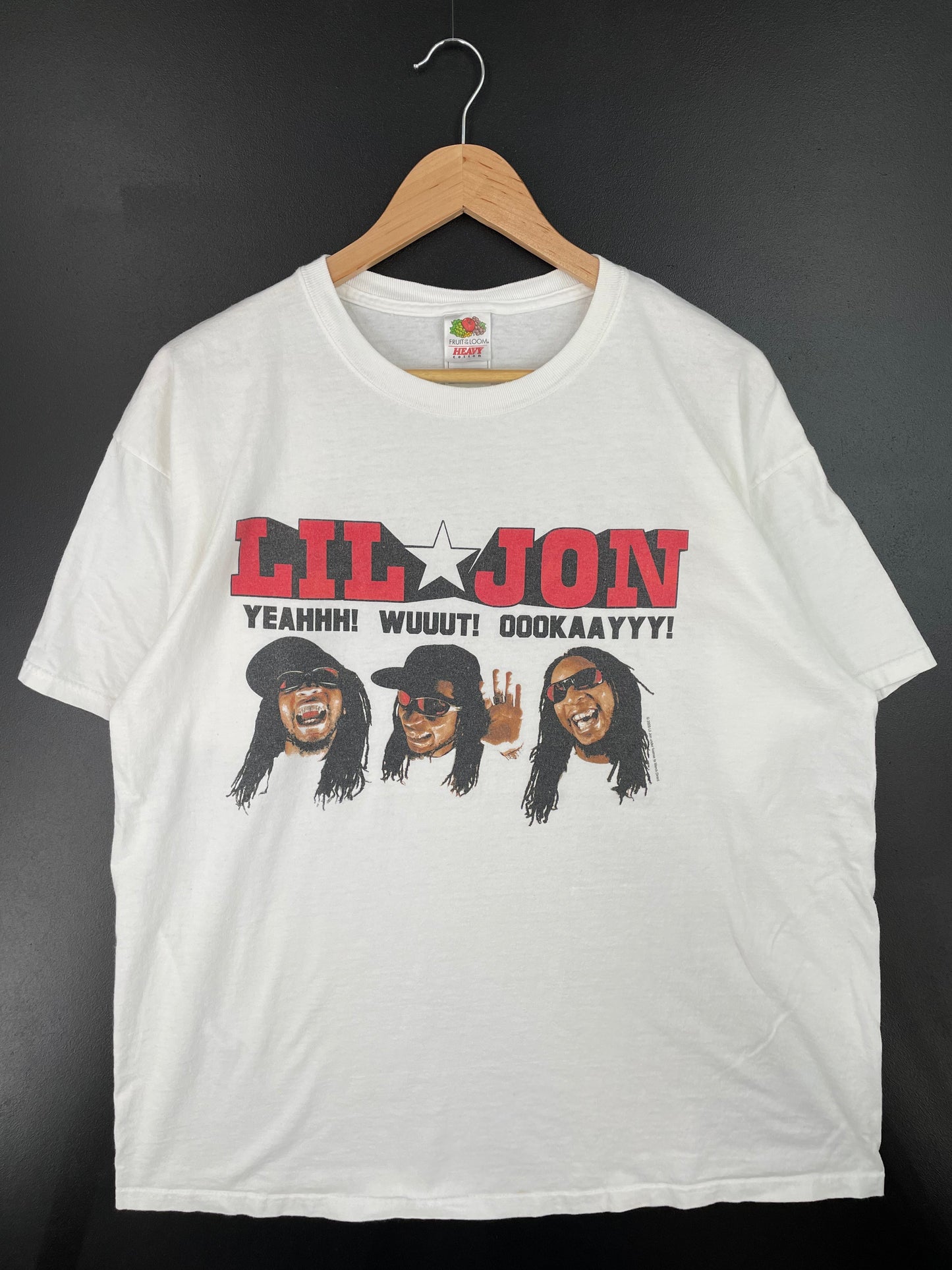 2009 LIL JON Size XL Vintage Music T-shirt / G537T