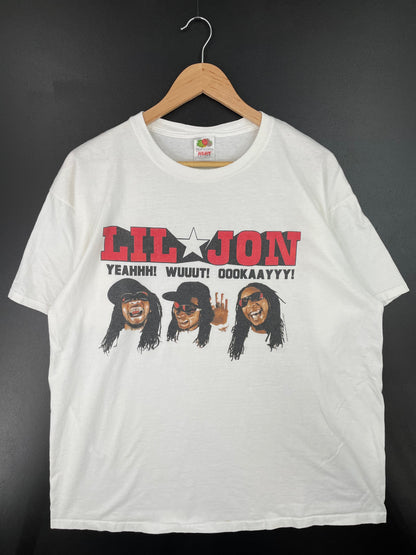 2009 LIL JON Size XL Vintage Music T-shirt / G537T