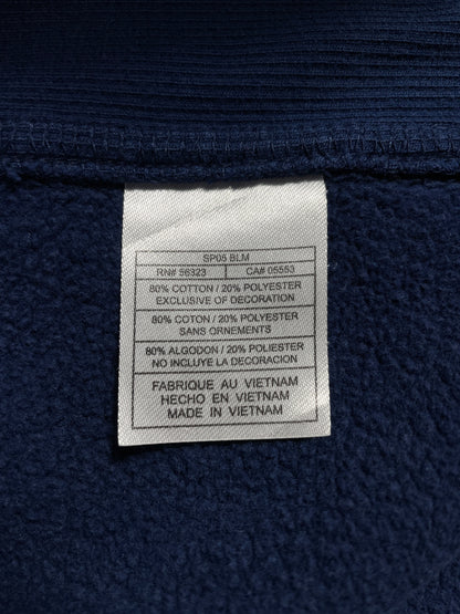.00' NIKE x CHICAGO CUBS Size M Vintage MLB Half Zip Sweat-Shirt / F4446S