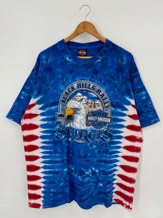 2003 HARLEY DAVIDSON Made in USA Size XL Vintage T-Shirt / F1588T