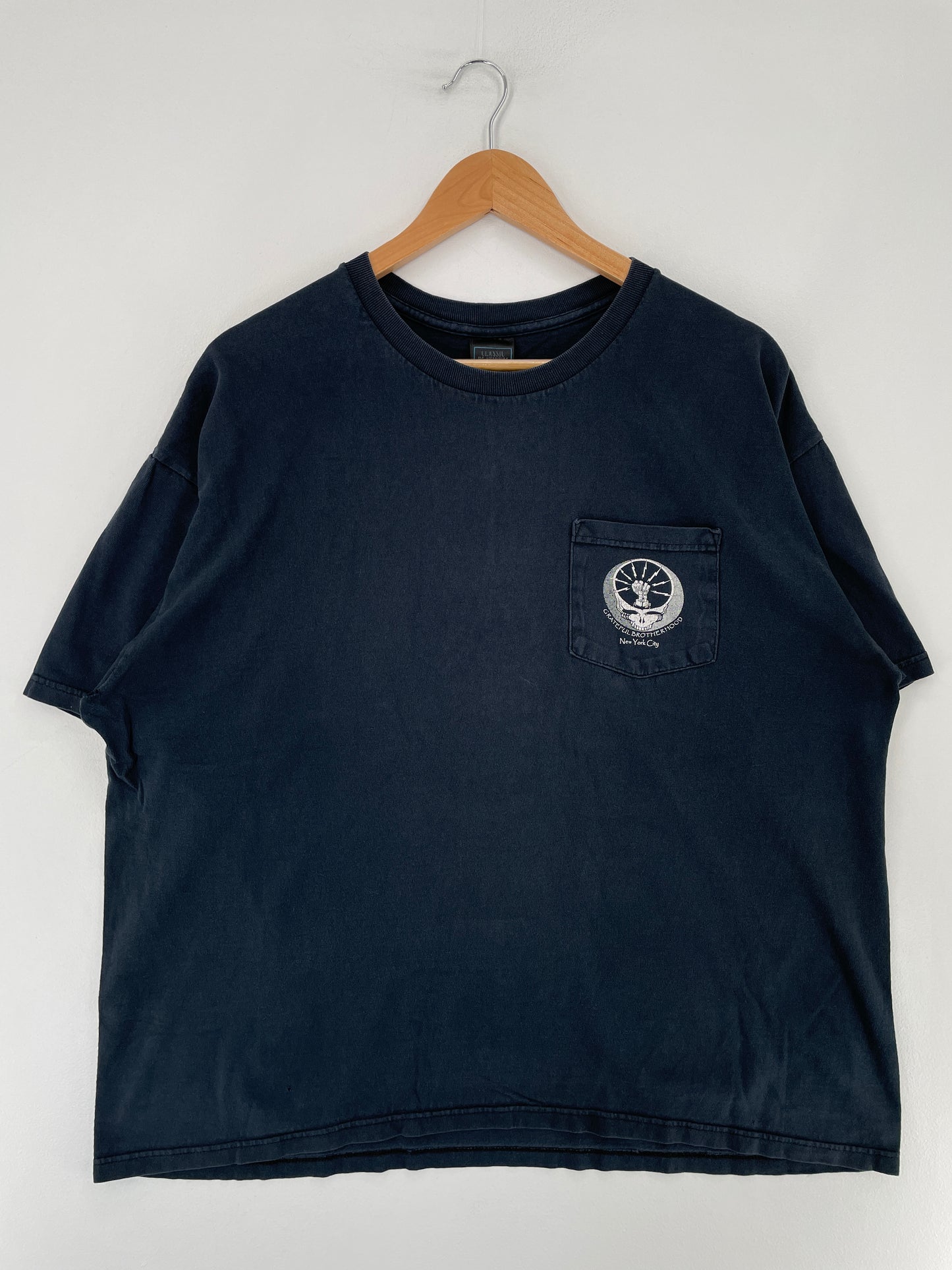 90's GRATEFUL BROTHERHOOD NEW YORK Made in USA Size XL Vintage Music T-shirt / E6920T