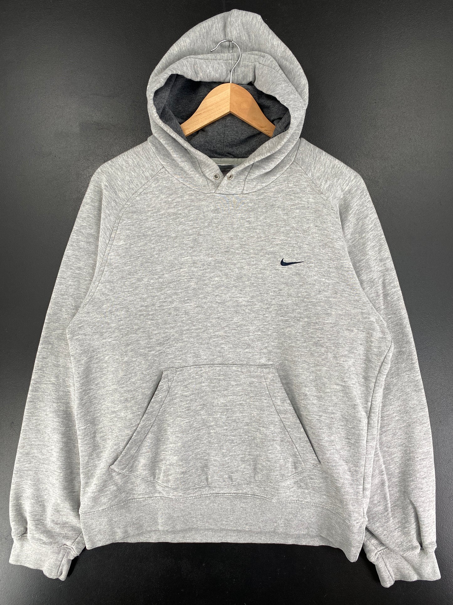 00' NIKE MINI SWOOSH Size S Vintage Hoodie Sweat-Shirt / F939S