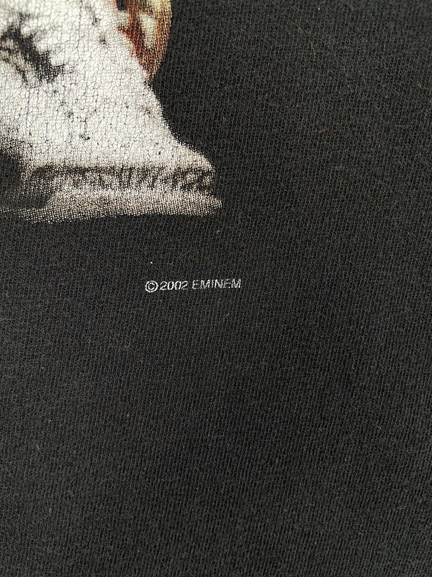 2002 EMINEM Size L Vintage Music T-shirt / G180T
