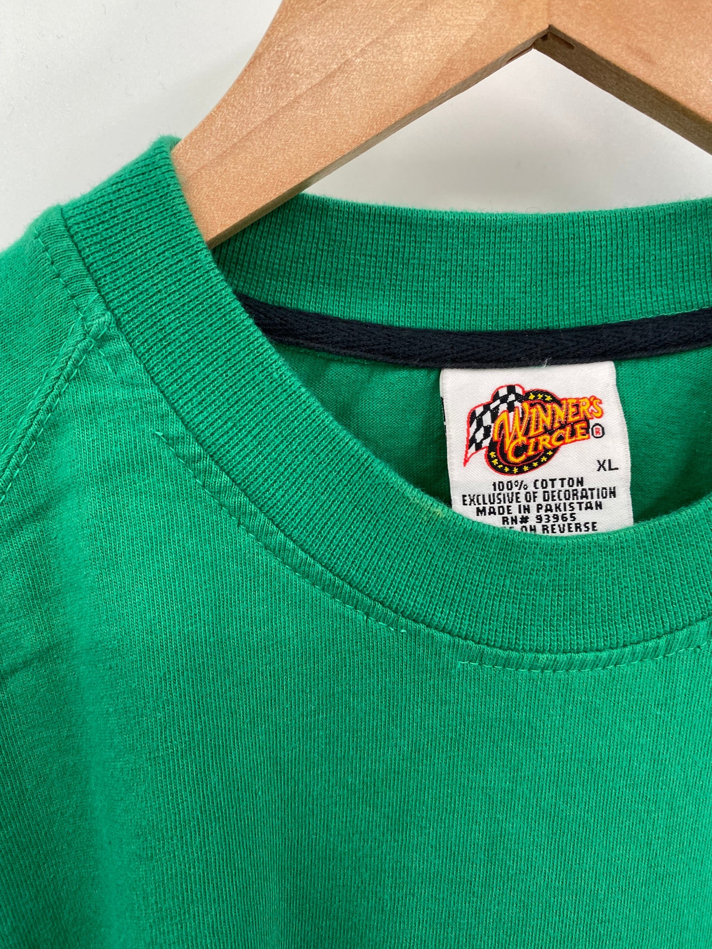 Vintage NASCAR JOE GIBBS x INTERSTATE BATTERIES Size XL Racing T-Shirt / G2829T