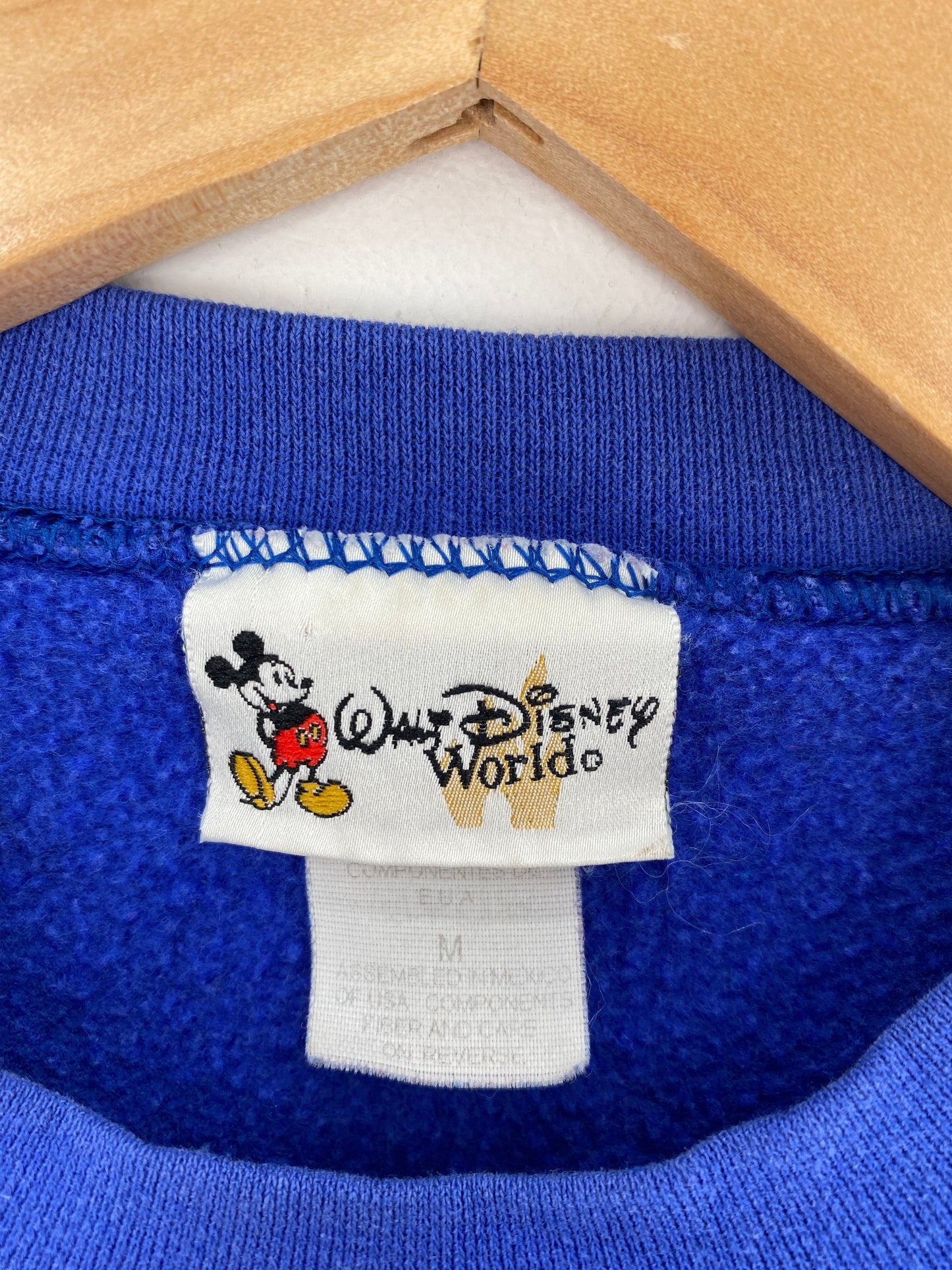 00' WALT DISNEY WORLD Size M Vintage Sweat-shirt / G4398S
