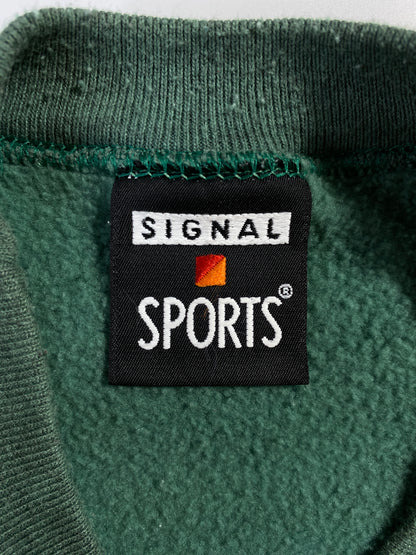 90's DEER Size Approx.L Vintage Animal Sweat-Shirt / F259S