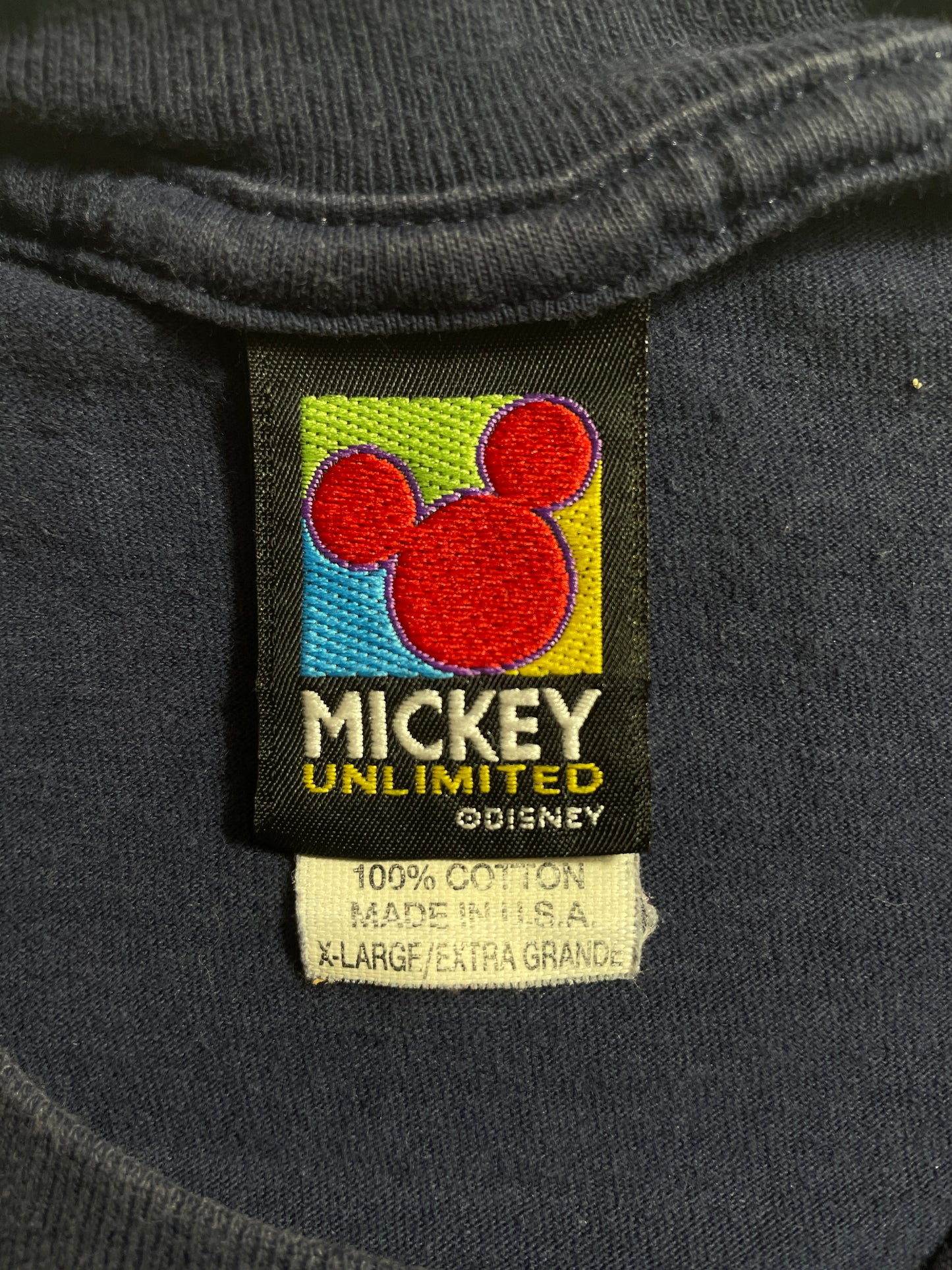 90’s DISNEY MICKEY Made in USA Size XL Vintage T-Shirts / F2751T