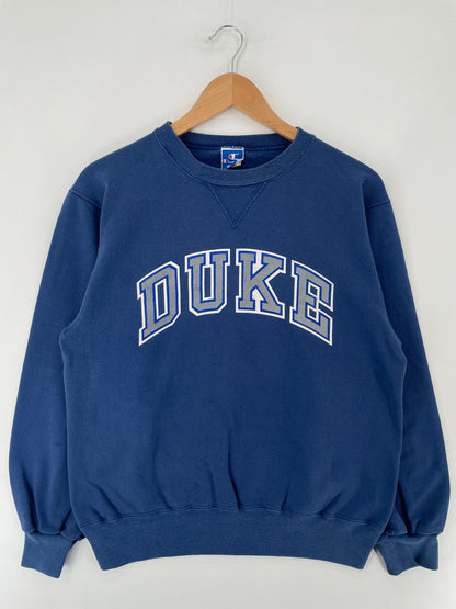 90's CHAMPION x DUKE Made in USA Size M Vintage College Sweat-shirt / E7695S