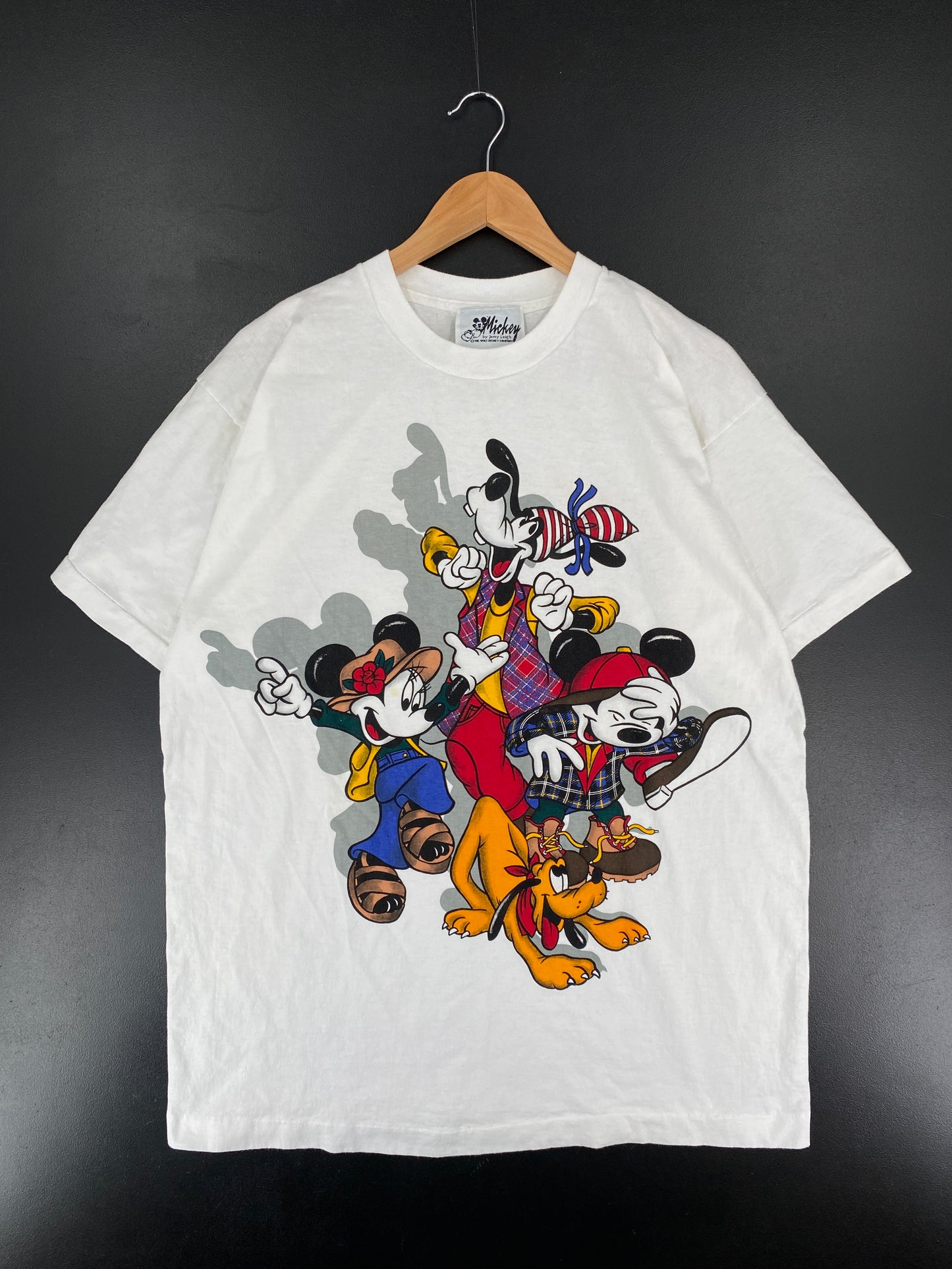 90's DISNEY MICKEY Made in USA Approx. Size XL Vintage T-Shirt / E7489T