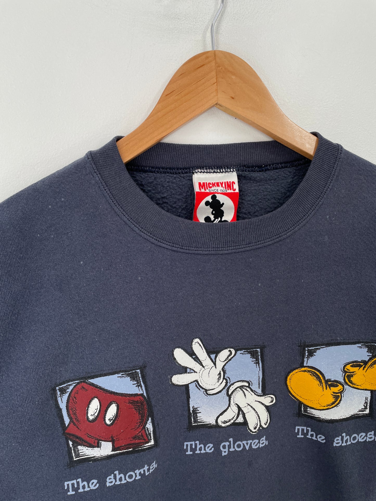 90's DISNEY MICKEY Made in USA Size M Vintage Sweat-shirt / F65S