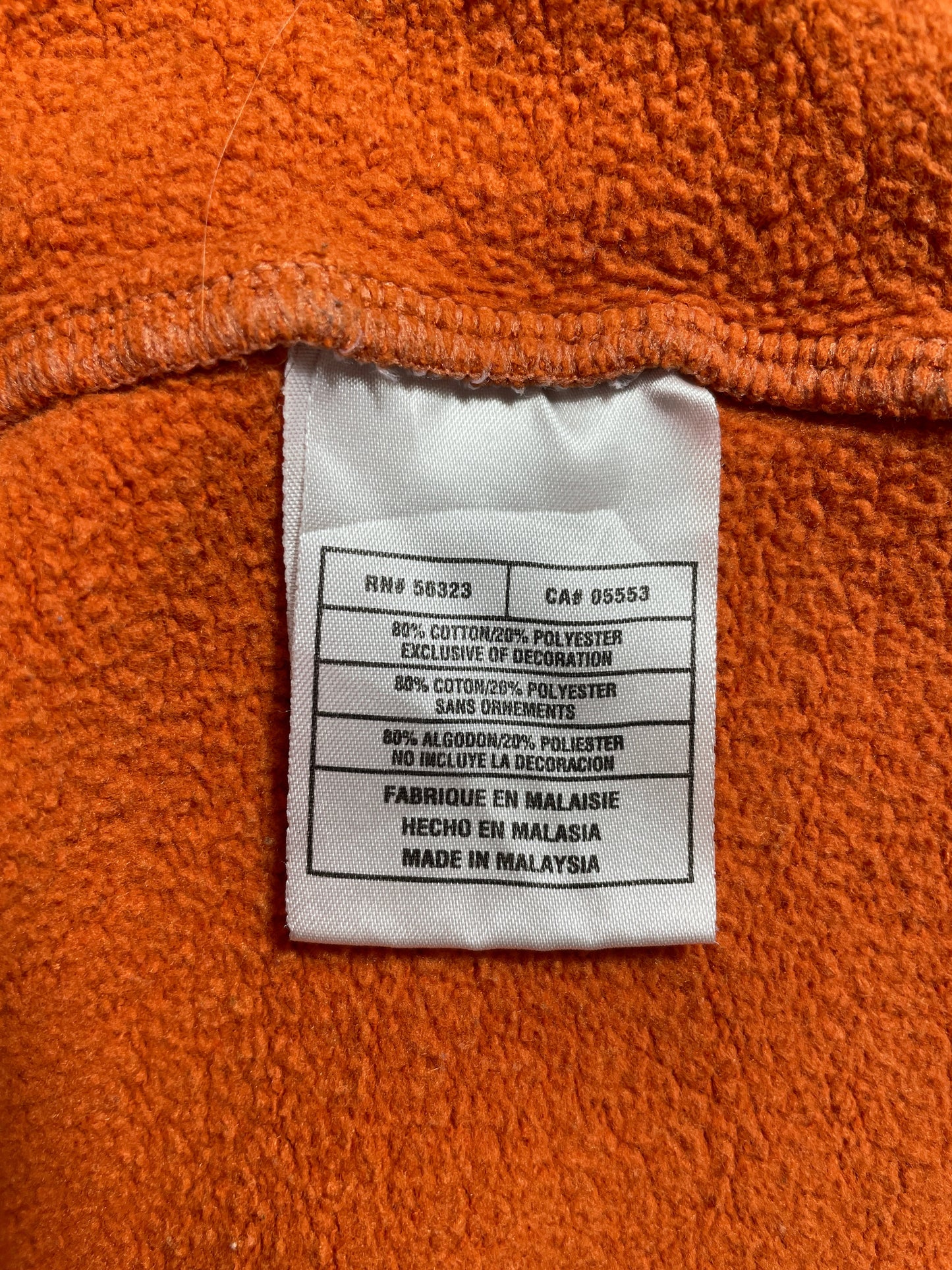 00’ NIKE Size XL Half Zip Sweat-Shirt / G7210S