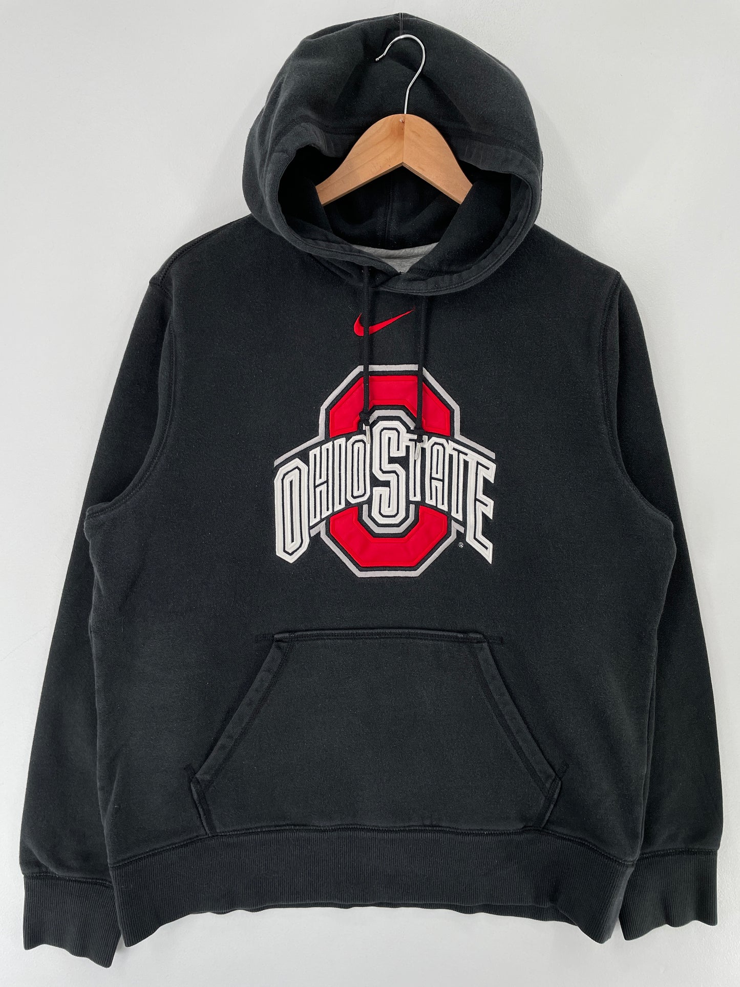 Vintage OHIO STATE Size L College Hoodie Sweat-Shirt / E8036S