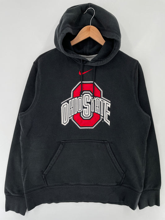 Vintage OHIO STATE Size L College Hoodie Sweat-Shirt / E8036S