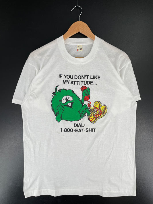 80’s IF YOU DON'T LIKE MY ATTITUDE Made in USA Size XL Vintage T-Shirt / E7726T