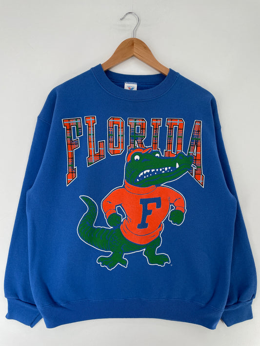 90's UNIVERSITY OF FLORIDA Made in USA Size L Vintage College Sweat-Shirt / F408S