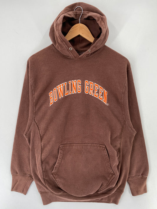 Vintage BOWLING GREEN Size M College Hoodie Sweat-shirt / F487S