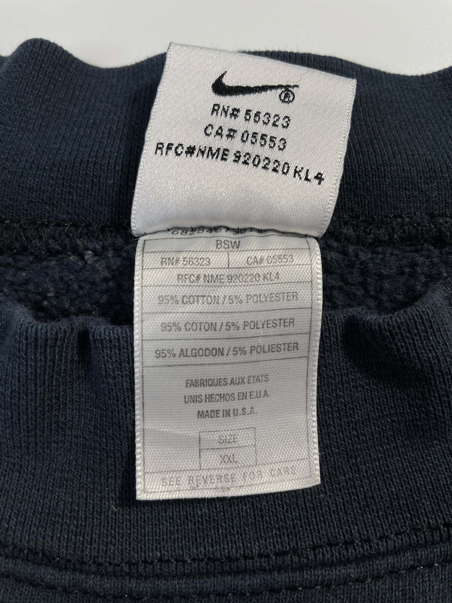 90's NIKE Made in USA Size XXL Vintage Sweat-Shirt / F4877S